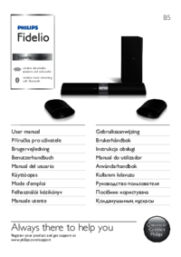 Para ver o documento Fidelio B5/12 Manual do Utilizador